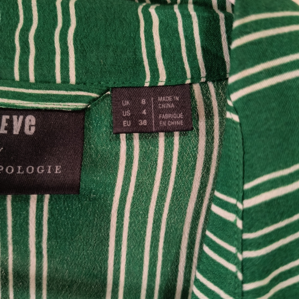 Maeve Anthropology shirt dress w belt